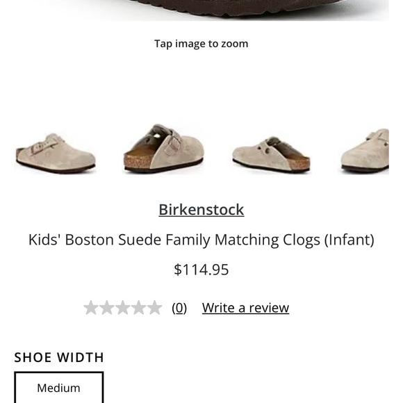 Birkenstock Other - Birkenstock Kids' Boston Suede Clogs - Tan size 8